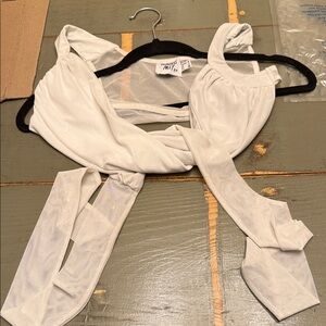 Princess Polly White Crop Top